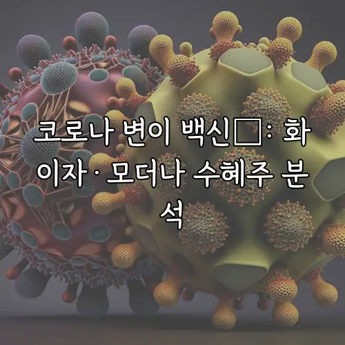 코로나 변이 백신株: 화이자&middot;모더나 수혜주 분석