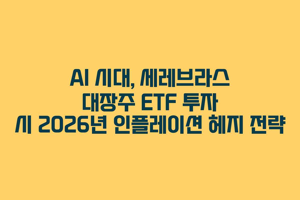 AI-시대,-세레브라스-대장주-ETF-투자-시-2026년-인플레이션-헤지-전략